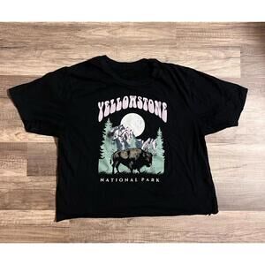 Rebellious One Graphic Tee, Medium. Yellowstone National Park! Womens.